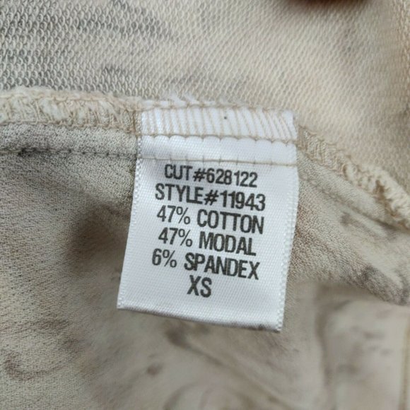 XCVI Womens Size XS Asymmetrical Zip Tie Dye Jacket Cardigan Hi Low Raw Hem Gray - Picture 9 of 9